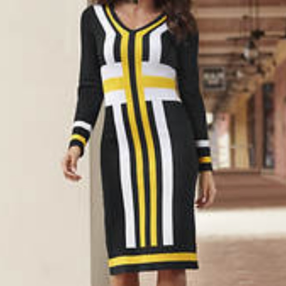 Various Dresses & Skirts - 🌹Absolutely Stunning! Sweater Dress Colorblocked